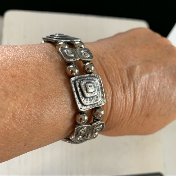 Silver link bracelet. Easy on and off - Picture 7 of 7